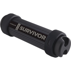 Corsair Flash Survivor Stealth (128 GB, USB A, USB 3.0), USB Stick, Schwarz