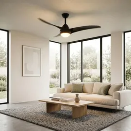 RL Alesund 115 cm Deckenventilator Schwarz