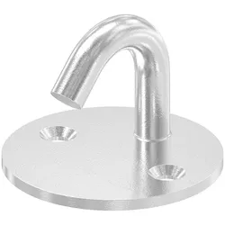 Befestigungsöse/Haken mit runder Platte V4A