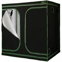 Zelsius - Grow Tent 240 X 120 X 200 Cm Schwarz/grün Pflanzenzucht Indoor