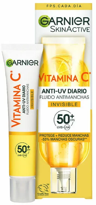 Feuchtigkeitsfluid Garnier Vitamin C - Invisible Fleckenbeständig 40 ml