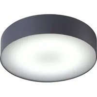 Licht-Erlebnisse Deckenleuchte Metall LED D: 40,5 cm Graphit rund