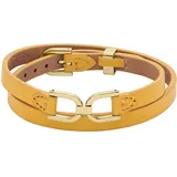 Fossil Heritage D-Link Armband Gelb Leder JF04439710 Größe onesize