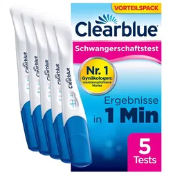 Clearblue Schwangerschaftstest Schnelle Erkennung