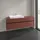Villeroy & Boch Collaro Waschtischunterschrank C026B0AH 160x54,8x50cm, Waschtisch links, LED-Beleuchtung 12W, Wine red