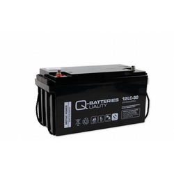 Q-Batteries 12LC-80 AGM Solar und Wohnmobil Batterie 12V 80Ah