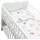 TupTam Kinder Gemusterte Bettdecken Set Ganzjahresdecke Bettdecke Kopfkissen Flachkissen 2tlg., Farbe: Schlafende Baby Tiere/Beige, Größe: 135x100 cm