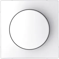 Merten Drehknopf Symbol Dimmer lotosweiß glänzend System Design MEG5250-6035