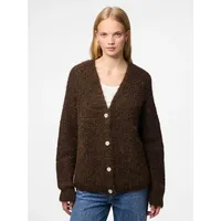 Pieces Cardigan in Braun - M