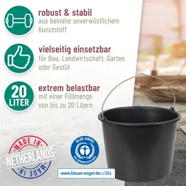 schmidt's onlineshop Baueimer 20 l schwarz