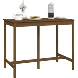 vidaXL Bartisch 140 x 80 x 110 cm Honigbraun