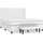 vidaXL Boxspringbett 180 x 200 cm Weiß