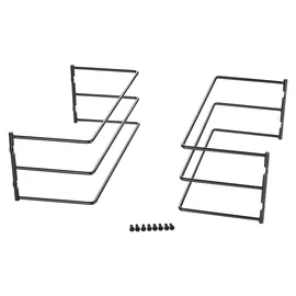 SOTech Backblechhalter für 3 Backbleche 364 x 140 x 125 mm Schwarz Chrom