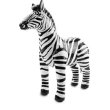 Folat 20273 Aufblasbares Zebra Schwarz-Weiβ, keine, Einheitsgröße