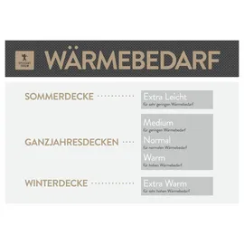 SPESSARTTRAUM Faserdecke Silber - B/L ca. 155.00x220.00