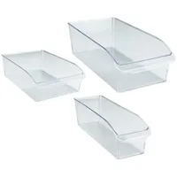 Wenko Kühlschrank Organizer 3er Set transparent