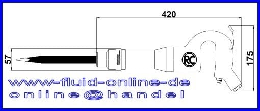 RODCRAFT RC5400 Meißelhammer 22 Joule Schlagkraft - 8951071076