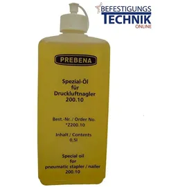Prebena Spezialöl für Druckluftnagler 1/2 Ltr.