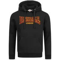 Lonsdale Hooded Classic Ll002 Kapuzenpullover - Black - S