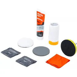 BGS 3997 Fahrzeugscheinwerfer Aufbereitung Kit 14 teilig