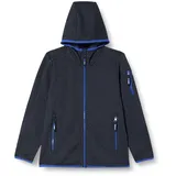 Jungen Kinder-knit tech-jacke Mit Fester Kapuze KID Jacket FIX Hood B Blau-Hellblau 152