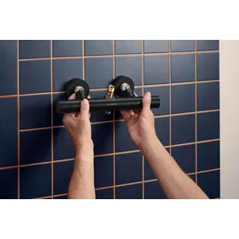 Hansgrohe Activera Select S Duschsystem Aufputz 95 EcoSmart Mattschwarz 28876670