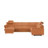 meinSofa Wohnlandschaft Donald ¦ orange ¦ Maße (cm): B: 330 H: 89 T: 262.0