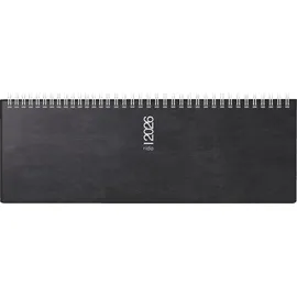 Baier & Schneider rido/idé 7036142906 Querterminbuch Mod. septant 2026 305×105 mm, Kunststoff, schwarz