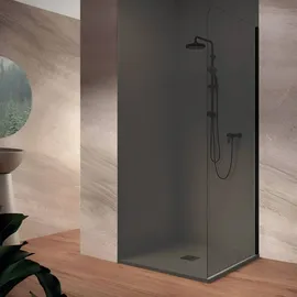 MIRLO Duschrückwand Nexo anthrazit 90x120cm
