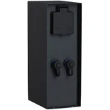 Paulmann Steckdosensäule Plug & Shine Rio IP44 Anthrazit