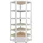 shelfplaza Eckregal Metall 230x90x60 cm weiß 6 Böden
