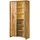 MASSIVMOEBEL24.DE Vitrine Wildeiche 105 x 45 x 204 cm Beige