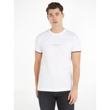 Tommy Hilfiger T-Shirt » LOGO TIPPED TEE«, Gr. XXXL, White, , 89525412-XXXL
