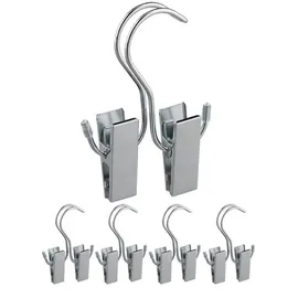 Relaxdays 10 x Stiefelklammern doppelt Silber