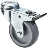 ede - bs rollen BS Rollen Apparaterolle A321.A80.075 Lenkrolle mit Totalfeststeller, Raddurchmesser 75 mm,