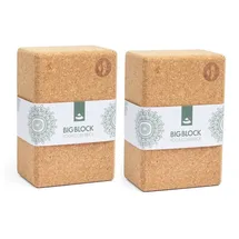 Bodhi Yoga BIG BLOCK Kork Klotz Set XXL braun No Size