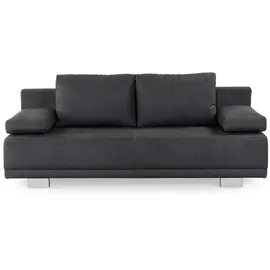 Jockenhöfer Schlafcouch Mikrofaser 2-Sitzer Grau