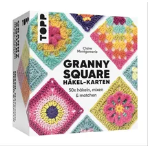 TOPP Granny Square Häkel-Karten Gelb 50 St.