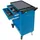 Gedore Werkzeugwagen Stahl 605 x 375 x 930 mm blau/schwarz 6 Schubladen
