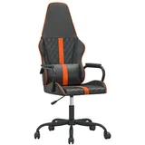 vidaXL Gaming-Stuhl mit Massagefunktion Orange und Schwarz Kunstleder