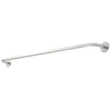 Kleiderstange für die Wand, gebürsteter Edelstahl, Schwerlast-Kleiderbügelstange, Wandmontage, platzsparend, für Waschküche, Schlafzimmer, Boutiquen (Size : 80cm/31.5in)
