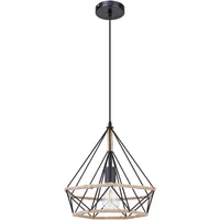 GLOBO ULLEU 0-flg. Ø 38 cm rund schwarz