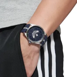 adidas Code Four AOSY23041 Herrenuhr - Dunkelblau/Grau
