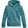 KangaROOS Kapuzensweatshirt KANGAROOS, Mädchen, Gr. 152/158, blau (petrol), angeraute Sweatware, Obermaterial: 60% Baumwolle, 40% Polyester, bedruckt, Basic hüftlang, Bündchen, Sweatshirts, Langarm, bedruckt, mit Kapuze, aus Baumwollmischung
