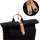fillikid Wickelrucksack Rolltop Berlin schwarz, inkl. Wickeltunterlage schwarz