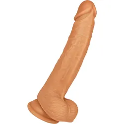 Wiederaufladbarer Naturvibrator, 21 cm, natur-mittel