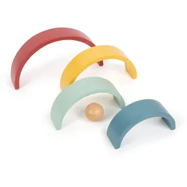 Small Foot Company Holzbausteine Regenbogen "Safari" (12318)