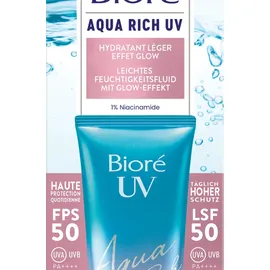 Bioré Aqua Rich Gesichtssonnenschutz Fluid LSF 50 50 ml