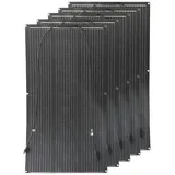SOLEXO Solarmodul Balkonkraftwerk, Solaranlage, flexibles Solarpanel, wetterfest, (5-St., Komplett-Set), wassergeschützt, wetterfest, windgeschützt, Balkonkraftwerk