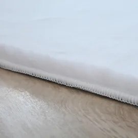 Ayyildiz Kurzflorteppich Pouffy 5100 Weiß 80 cm x 150 cm